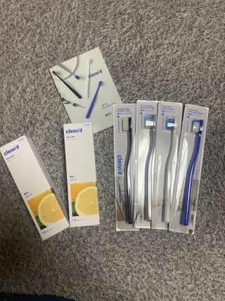 주식회사 클린디 [클린디] 고기능성 칫솔 세트_기능모/탄력모/미세모/초극세모 — 5점을 준 리뷰어가 2022년 3월 올린 사용 사진