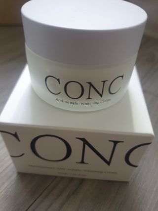 CONC 콩크 미로탐누스 안티링클 화이트닝 크림 — 4점을 준 리뷰어가 2021년 2월 올린 사용 사진