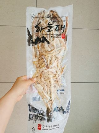 [오늘바스켓] 용대리 손질하늘태 130g — 5점을 준 리뷰어가 2021년 5월 올린 사용 사진
