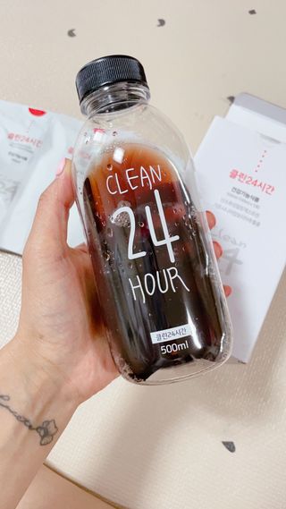 클린24시간 1BOX(5포) + 전용보틀(500ml) — 5점을 준 리뷰어가 2023년 5월 올린 사용 사진
