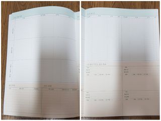 리훈 쉬운 오늘쓰임 가계부 + 다정한마테 요일/날짜 6mm — 5점을 준 리뷰어가 2022년 2월 올린 사용 사진