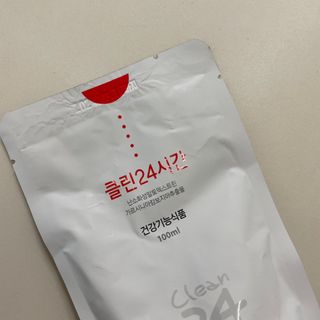 클린24시간 1BOX(5포) + 전용보틀(500ml) — 5점을 준 리뷰어가 2023년 2월 올린 사용 사진
