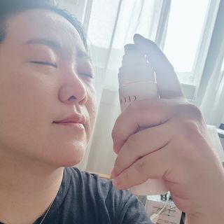 프리마인 바르기만 하면 철벽 스킨케어+24시간 마스크팩 효과. 셀라브 리제너레이팅 시스템 부스터+크림 세트 — 5점을 준 리뷰어가 2023년 4월 올린 사용 사진