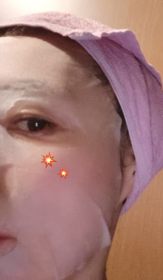 바노바기 코스메틱 바노바기 인젝션 마스크 (10매입) — 5점을 준 리뷰어가 2023년 6월 올린 사용 사진
