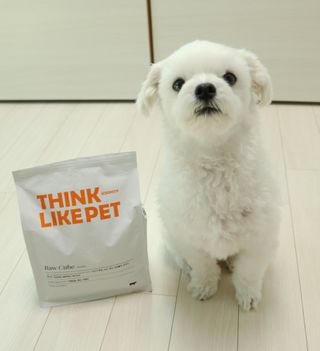 씽크라이크펫 큐브생식 1kg — 5점을 준 리뷰어가 2022년 11월 올린 사용 사진