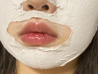 아이디플라코스메틱 페이스핏 투명 립 핏러 — 5점을 준 리뷰어가 2021년 5월 올린 사용 사진