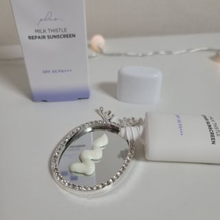 바노바기 코스메틱 바노바기 밀크씨슬 리페어 시카 선스크린 플러스 50ml — 4점을 준 리뷰어가 2023년 2월 올린 사용 사진