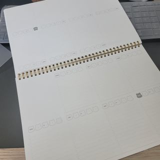 리훈 곰부 체크리스트+ 곰부 리무버블스티커 1장 — 4.5점을 준 리뷰어가 2021년 4월 올린 사용 사진