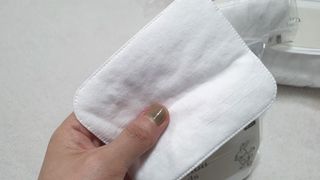 디어엘로디 프리미엄 유기농 베이비 솜티슈 40매 3 + 1 PACK — 5점을 준 리뷰어가 2021년 3월 올린 사용 사진