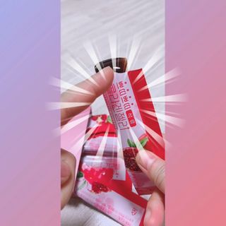 헬스업_쁘띠쁘띠석류콜라겐젤리_20g x 14포 — 5점을 준 리뷰어가 2021년 2월 올린 사용 사진