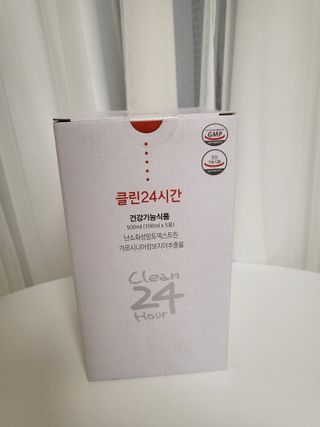 클린24시간 1BOX(5포) + 전용보틀(500ml) — 4.5점을 준 리뷰어가 2023년 4월 올린 사용 사진