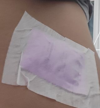 [레제르] 아로마 수액패치 발패치 10매입 - 라벤더향/유칼립투스향/대나무향 — 5점을 준 리뷰어가 2022년 2월 올린 사용 사진