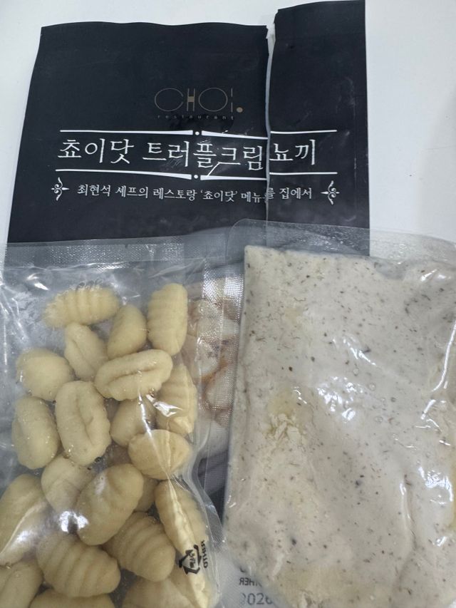 [구매평]최현석의 쵸이닷 트러플 크림 뇨끼 (냉동) 리뷰 사진