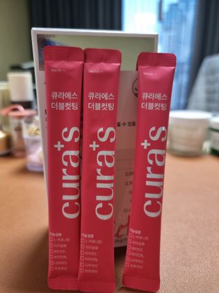 [큐라에스] 최신 다이어트 원료! 6중 기능성 더블컷팅 126g(2주일 분) — 5점을 준 리뷰어가 2023년 12월 올린 사용 사진