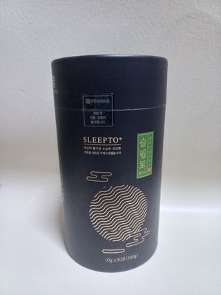 프리마인 자체 기업부설 연구소에서 찾아낸 건강한 수면의 비밀.  슬립토 플러스 30포 — 4.5점을 준 리뷰어가 2023년 4월 올린 사용 사진