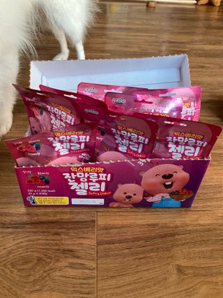 [팔도] 잔망루피젤리 믹스베리맛 42g 8개 — 4.5점을 준 리뷰어가 2022년 1월 올린 사용 사진