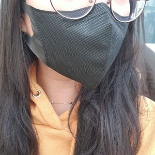 끌린에르 스포츠 귀편한 새부리형 마스크 — 5점을 준 리뷰어가 2022년 2월 올린 사용 사진