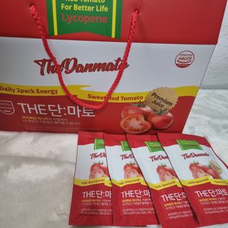 제이제이바이오 더단마토 프리미엄주스 100ml 30팩입 - 무설탕 스테비아 토마토즙 — 5점을 준 리뷰어가 2022년 1월 올린 사용 사진