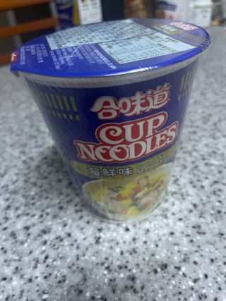 NISSIN 닛신 컵누들  4종 - 씨푸드오리지날, 씨푸드 스파이시, 씨푸드 커리, 씨푸드 XO소스 — 5점을 준 리뷰어가 2022년 3월 올린 사용 사진