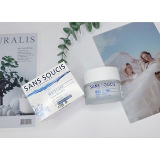 산수시 아쿠아 베네핏 24h 수부지 물광 속건조 수분크림 50ml — 5점을 준 리뷰어가 2021년 7월 올린 사용 사진