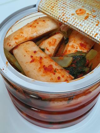 셰프애찬 알타리김치 총각김치 1kg — 5점을 준 리뷰어가 2022년 10월 올린 사용 사진