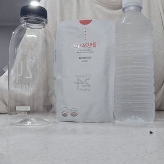 클린24시간 1BOX(5포) + 전용보틀(500ml) — 5점을 준 리뷰어가 2022년 7월 올린 사용 사진