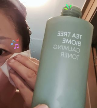팜스테이 티트리 바이옴 카밍 토너 — 5점을 준 리뷰어가 2022년 6월 올린 사용 사진