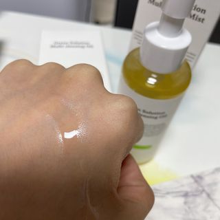 [녹산] 그린 솔루션 멀티 클렌징 오일 + 그린 솔루션 멀티 바디 미스트 — 1.5점을 준 리뷰어가 2022년 10월 올린 사용 사진