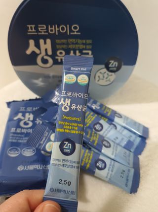 서울약사신협_프로바이오생유산균_2.5G x 100포 — 5점을 준 리뷰어가 2021년 4월 올린 사용 사진