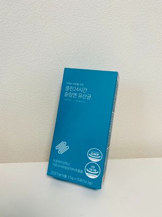 클린24시간 슬림앤유산균 1박스 (3.5g X 15포) — 5점을 준 리뷰어가 2022년 9월 올린 사용 사진