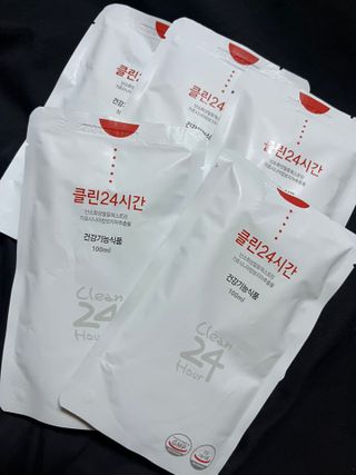 클린24시간 1BOX(5포) + 전용보틀(500ml) — 4점을 준 리뷰어가 2023년 5월 올린 사용 사진