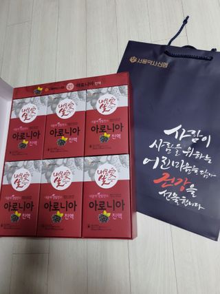서울약사신협_내몸애생발란스아로니아_70ml x 30포 — 5점을 준 리뷰어가 2021년 7월 올린 사용 사진