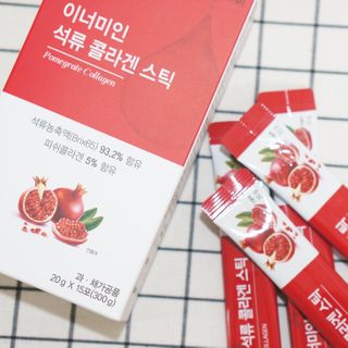 이너미인 석류 콜라겐 스틱 — 4.5점을 준 리뷰어가 2021년 1월 올린 사용 사진