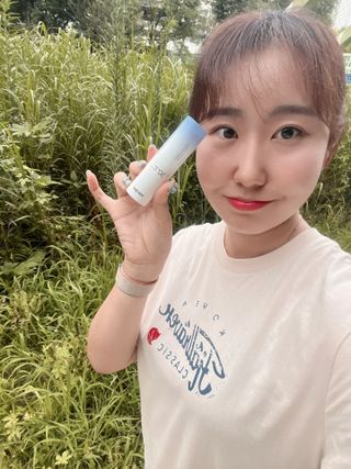 아이레시피 워터리터치 에센스 선 밤 [SPF50+/PA++++] — 5점을 준 리뷰어가 2023년 7월 올린 사용 사진