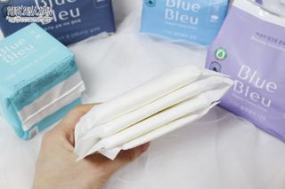 블루블루 유기농 순면 커버 생리대 — 5점을 준 리뷰어가 2021년 1월 올린 사용 사진