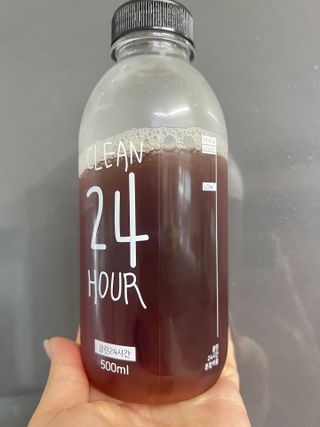 클린24시간 1BOX(5포) + 전용보틀(500ml) — 5점을 준 리뷰어가 2022년 7월 올린 사용 사진