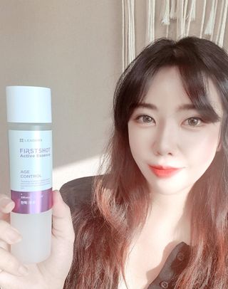 리더스코스메틱 리더스 퍼스트 샷 액티브 에센스 에이지 컨트롤 — 5점을 준 리뷰어가 2021년 11월 올린 사용 사진