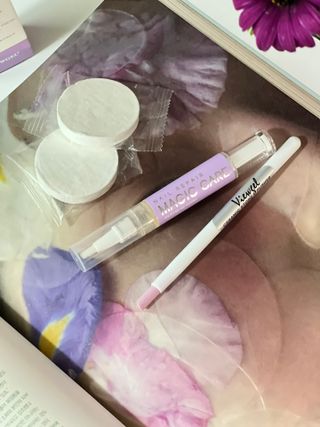 1+2 뷰젤 매직케어 손톱영양제+스톤푸셔+코인타올 셀프 네일케어 — 5점을 준 리뷰어가 2023년 4월 올린 사용 사진