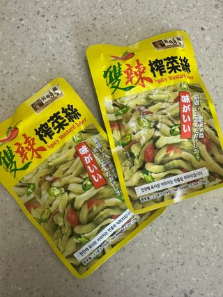 루시델리 야미하우스 홍콩 스파이시 프리미엄 짜사이 무침 500g — 5점을 준 리뷰어가 2024년 6월 올린 사용 사진