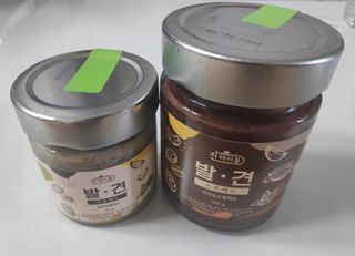 진테이블 발.견 스프레드  오리지널믹스 90g + 카카오스윗믹스 90g 2종 세트 — 4.5점을 준 리뷰어가 2022년 8월 올린 사용 사진
