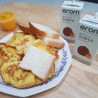 이롬 erom 황성주박사의 국산콩 두유 호두와 아몬드 — 5점을 준 리뷰어가 2020년 12월 올린 사용 사진
