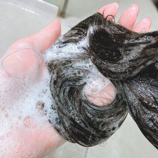 더마힐 헤어 컨디셔닝 샴푸 릴렉스 500ml — 5점을 준 리뷰어가 2021년 1월 올린 사용 사진