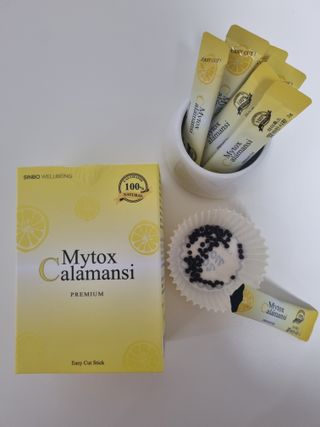 신보웰빙 마이톡스 깔라만시환 1박스/28포 — 5점을 준 리뷰어가 2023년 6월 올린 사용 사진