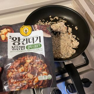 한성기업 무볼레 왕건더기 볶음밥 갈릭스테이크 — 5점을 준 리뷰어가 2021년 10월 올린 사용 사진