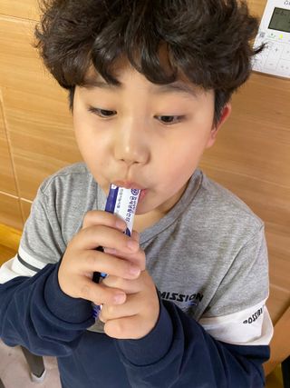 키즈텐플러스 연세 키즈텐 플러스 1개월 — 5점을 준 리뷰어가 2021년 4월 올린 사용 사진