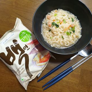 [풀무원] 자연은맛있다 정면, 백면, 홍면  세트 — 5점을 준 리뷰어가 2021년 4월 올린 사용 사진