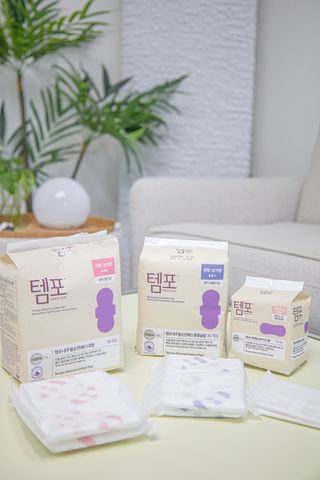 MF[템포 ] 템포 패드 내추럴순면 생리대 SET(중형 슬림 + 대형 + 라이너) — 5점을 준 리뷰어가 2024년 2월 올린 사용 사진