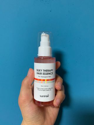 썸헤어 / SUMHAIR 썸헤어 실키 테라피 헤어 에센스 — 4점을 준 리뷰어가 2021년 5월 올린 사용 사진