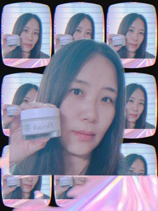 플레라디 에델바이스 인리치드 머랭 크림 — 5점을 준 리뷰어가 2021년 6월 올린 사용 사진