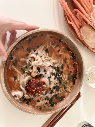 마라도푸드 최강달인 물회 맛집 38년 전통 백년가게 포항 마라도회식당 — 5점을 준 리뷰어가 2023년 5월 올린 사용 사진